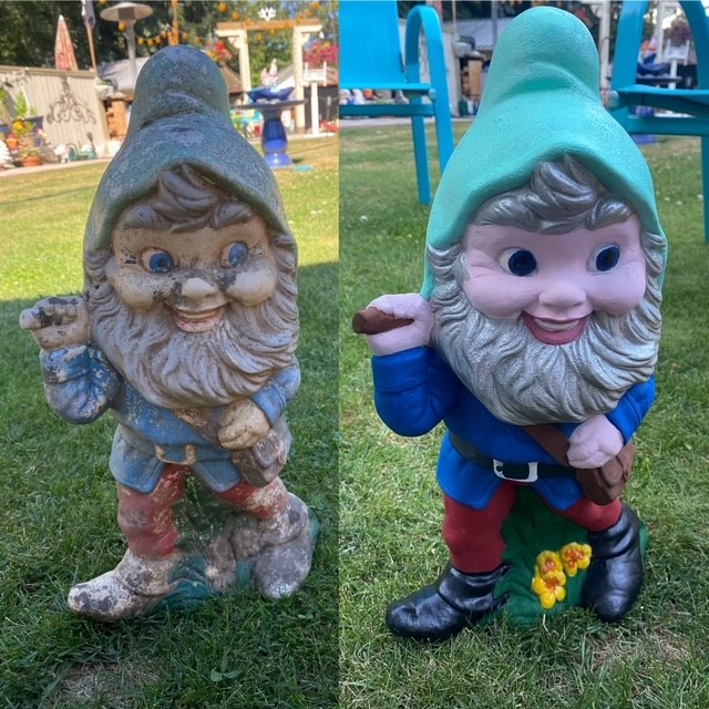 before and after gnome