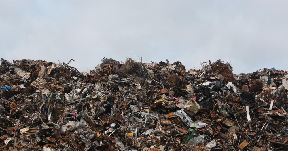 landfill piling up
